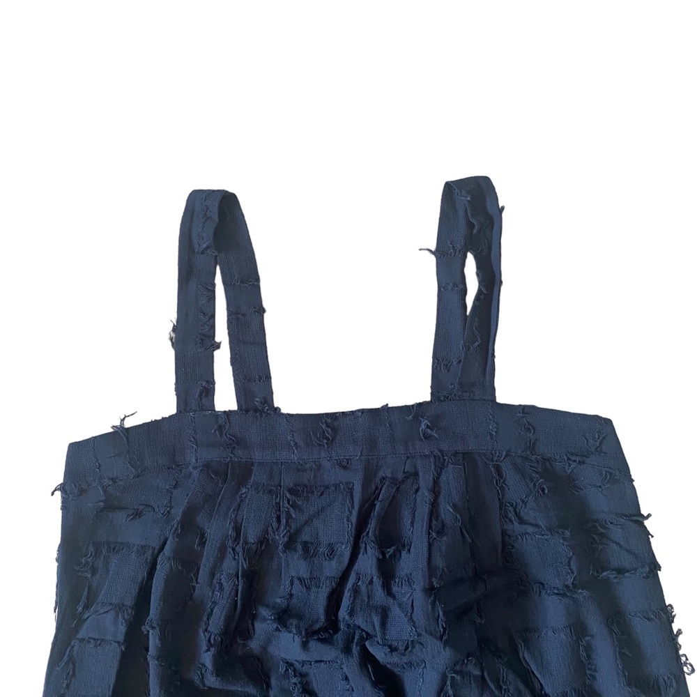 NWT CLC By Corey Lynn Calter Maryl Black Fringe Eyelet Sun Dress Pockets Small - Picture 6 of 11